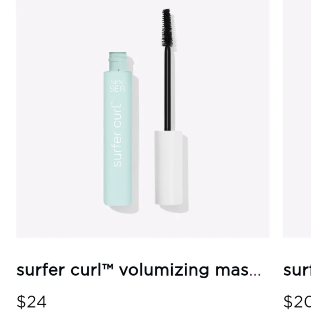 Surfer Curl Volumizing Mascara nourishing volume & curl tarte